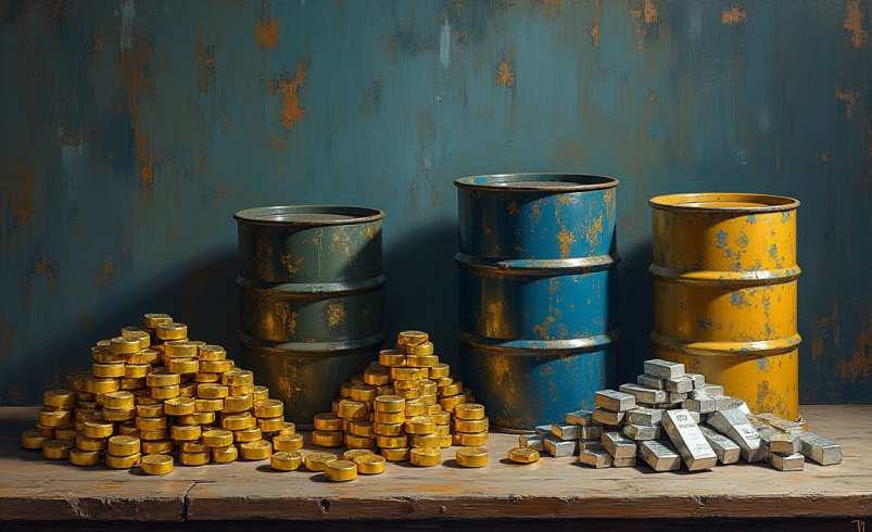 Commodity wrap: gold rebounds on renewed Fed rate cut hopes; oil, nickel face weekly declines