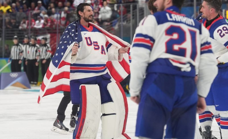 What are this superstar USA hockey goalie’s best games?