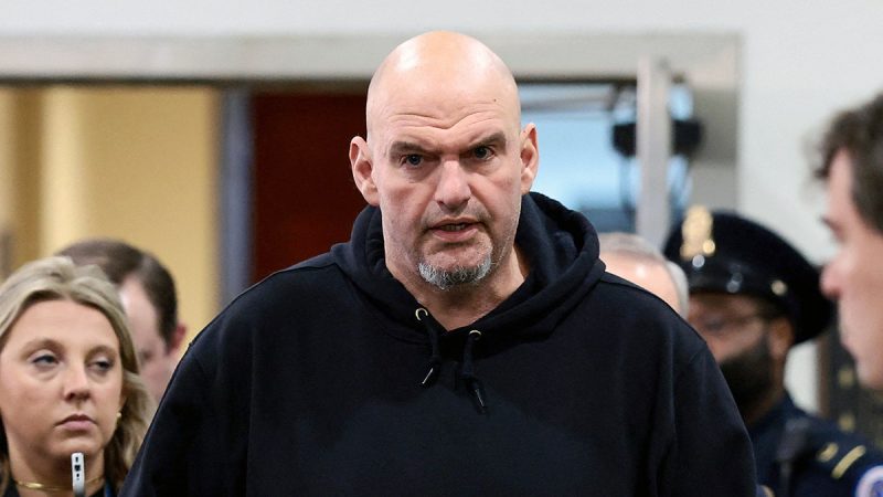 ‘Nice upgrade’: Fetterman says Mullin has the votes as Trump moves to replace Noem at DHS
