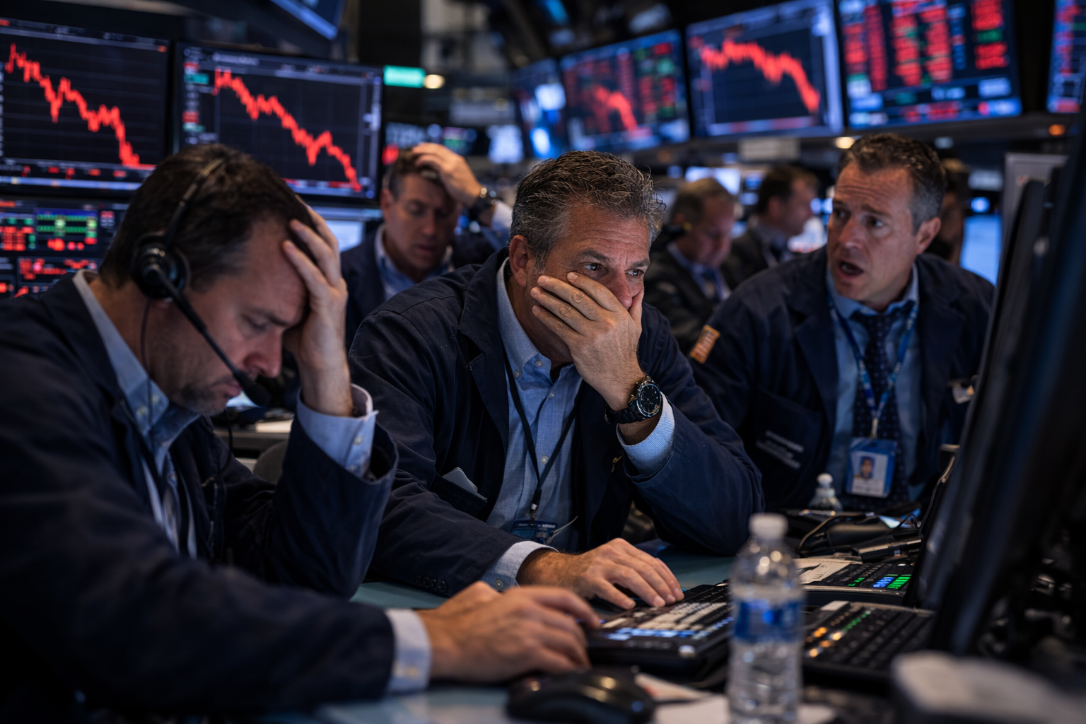 Dow sinks 800 points as stagflation panic sends Wall Street into freefall