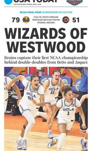 Celebrate UCLA’s women’s basketball title with commemorative page print