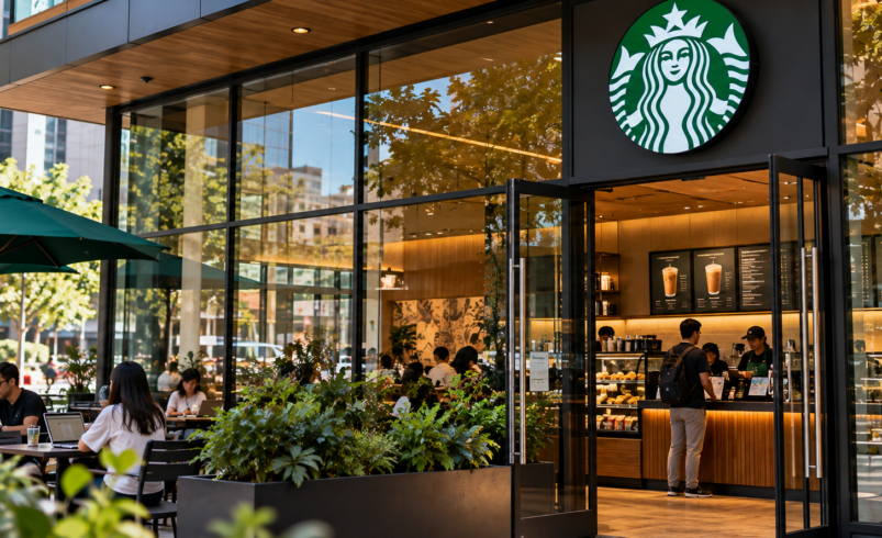 Starbucks stock falls as it reportedly explores a Chipotle takeover deal