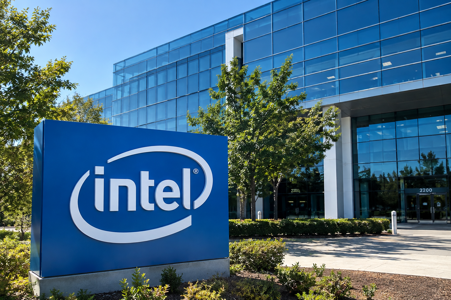 Why is Intel stock falling on Monday?